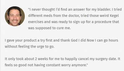 Bladder Relief 911 customer reviews